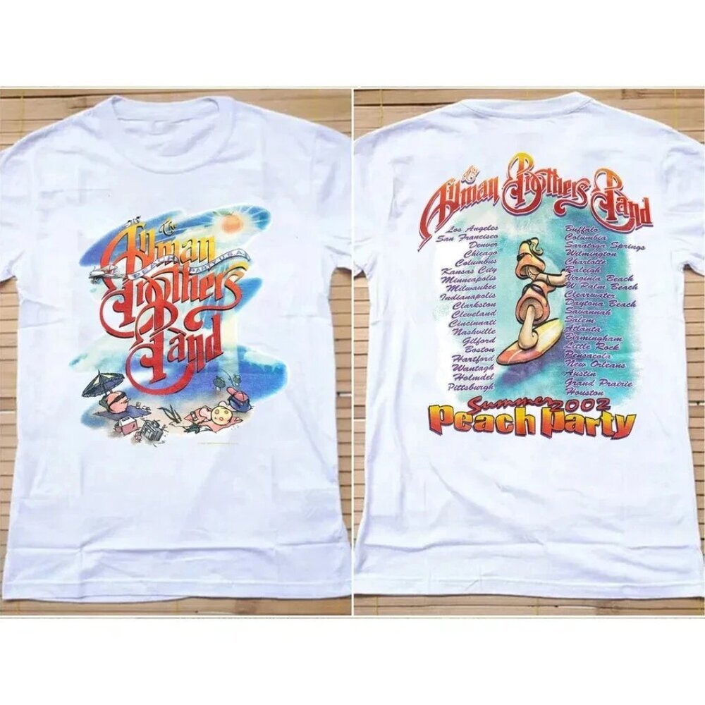 The Allman Brothers Band 2002 Tour Vintage Shirt – Retro Southern Rock Tee 05